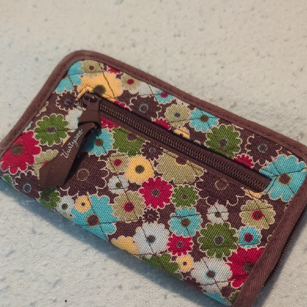 Thirty One Multicolor Floral Wallet